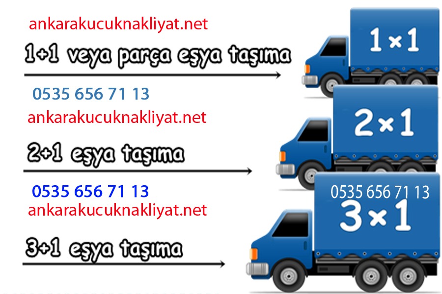 Ankara küçük nakliye saatlik kamyonet kiralama